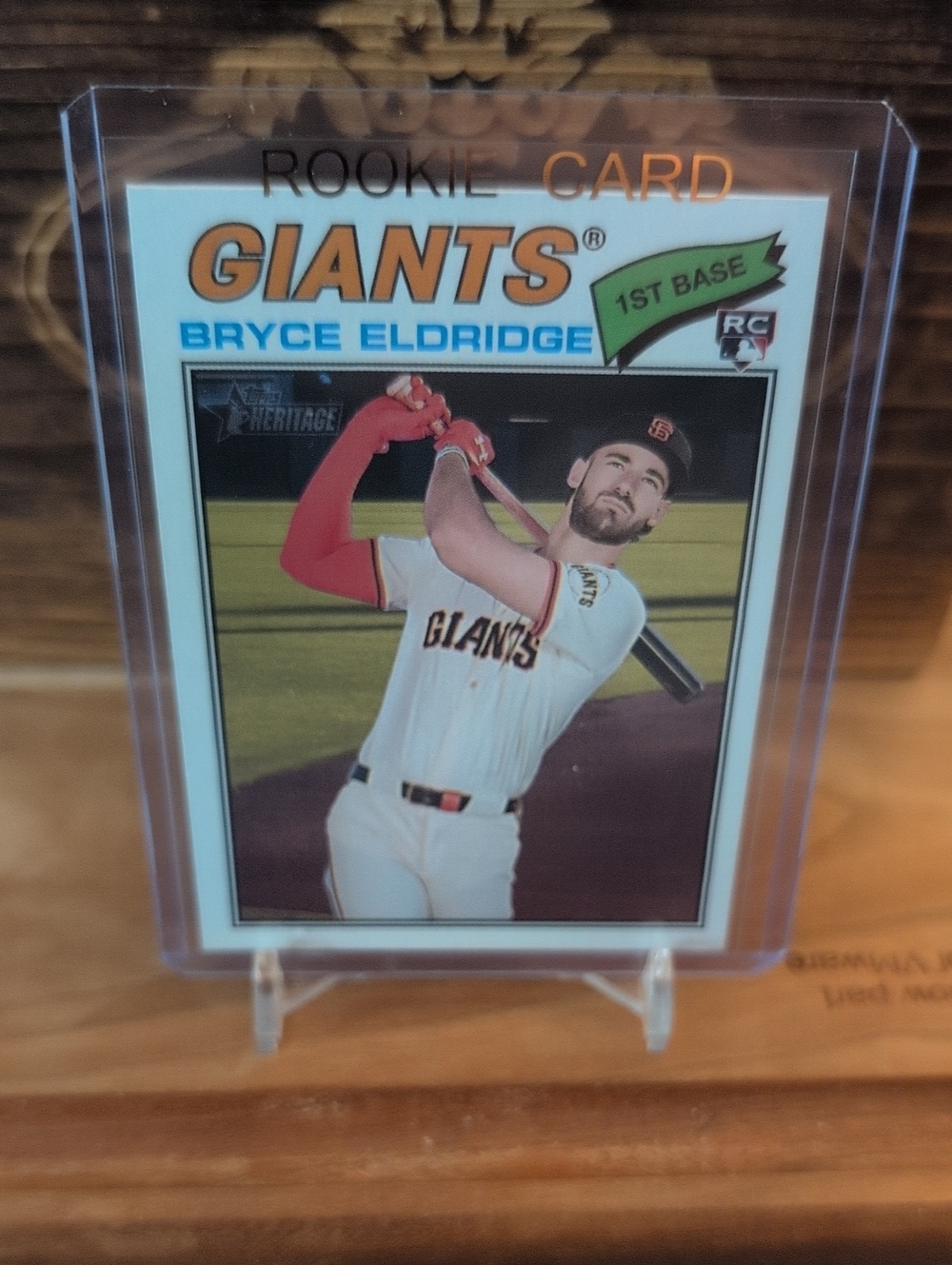 2026 Topps Heritage Bryce Eldridge Rookie Card Giants